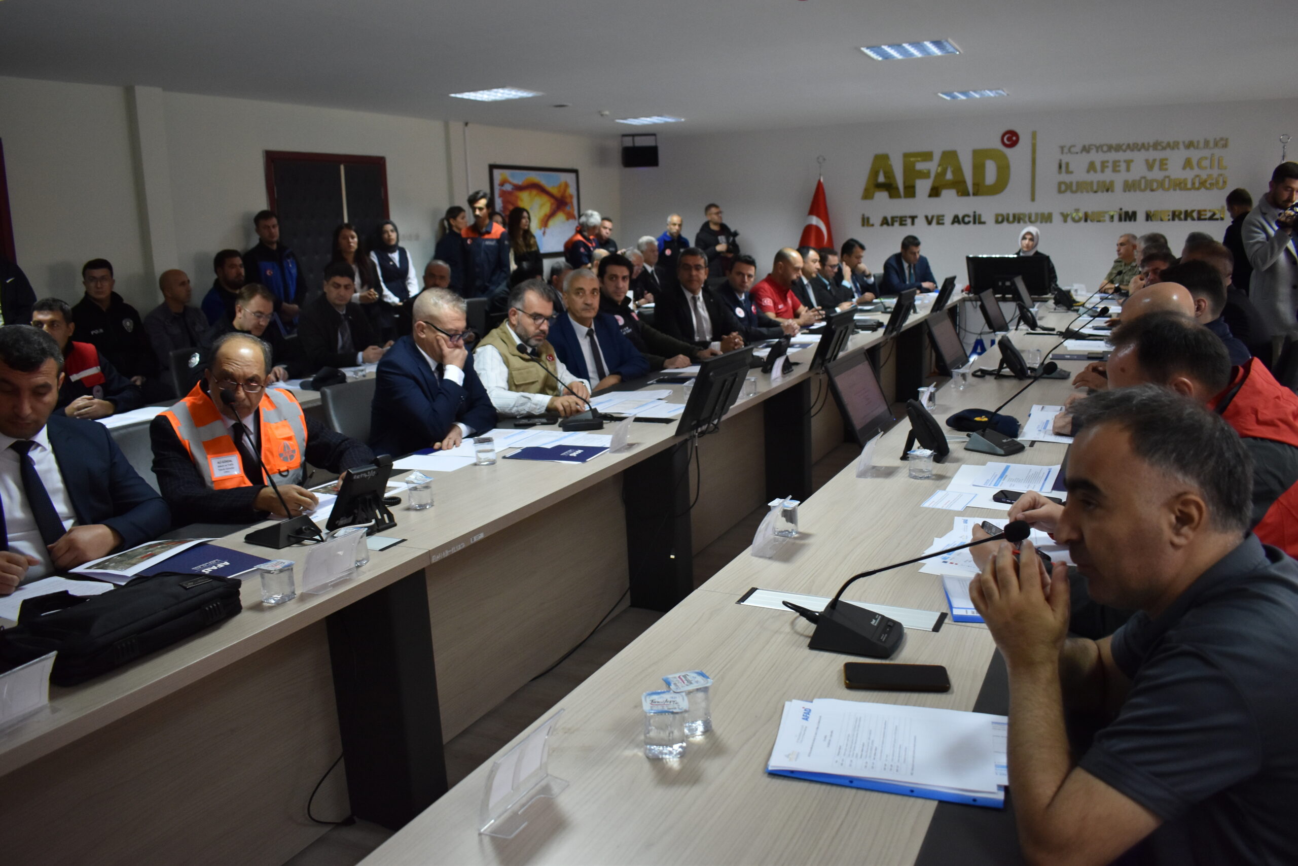 Afyonkarahisar’da Türkiye Afet Müdahale Planı (TAMP) kapsamında deprem tatbikatı yapıldı.