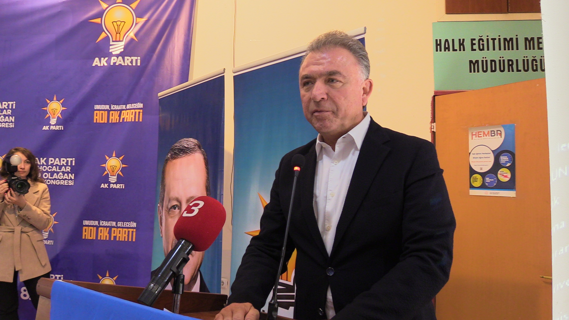 AK Parti Hocalar ilçe başkanlığı kongresine katılan AK Parti Merkez