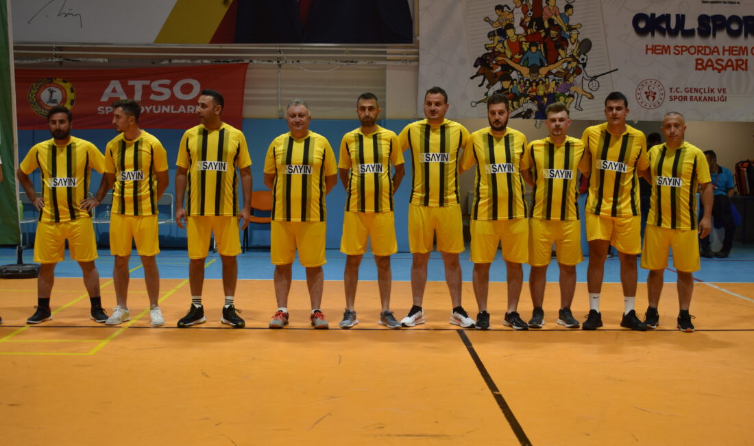 Afyonkarahisar Ticaret ve Sanayi Odası Spor Oyunları kapsamında voleybol müsabakalarının