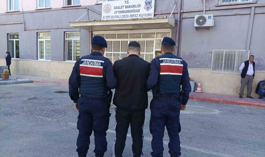 AFYONKARAHİSAR’DA 16 YIL 4 AY 25 GÜN HAPİS CEZASIYLA ARANAN