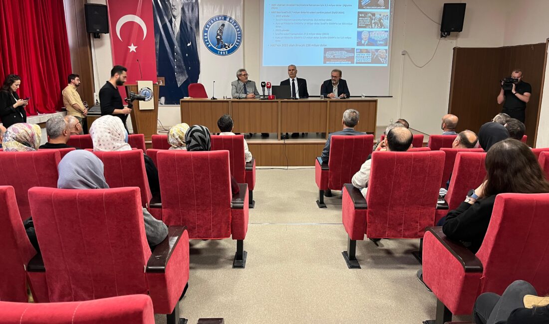 Afyon Kocatepe Üniversitesi tarafından Birinci Yılında Gazze Soykırımı Paneli düzenlendi.