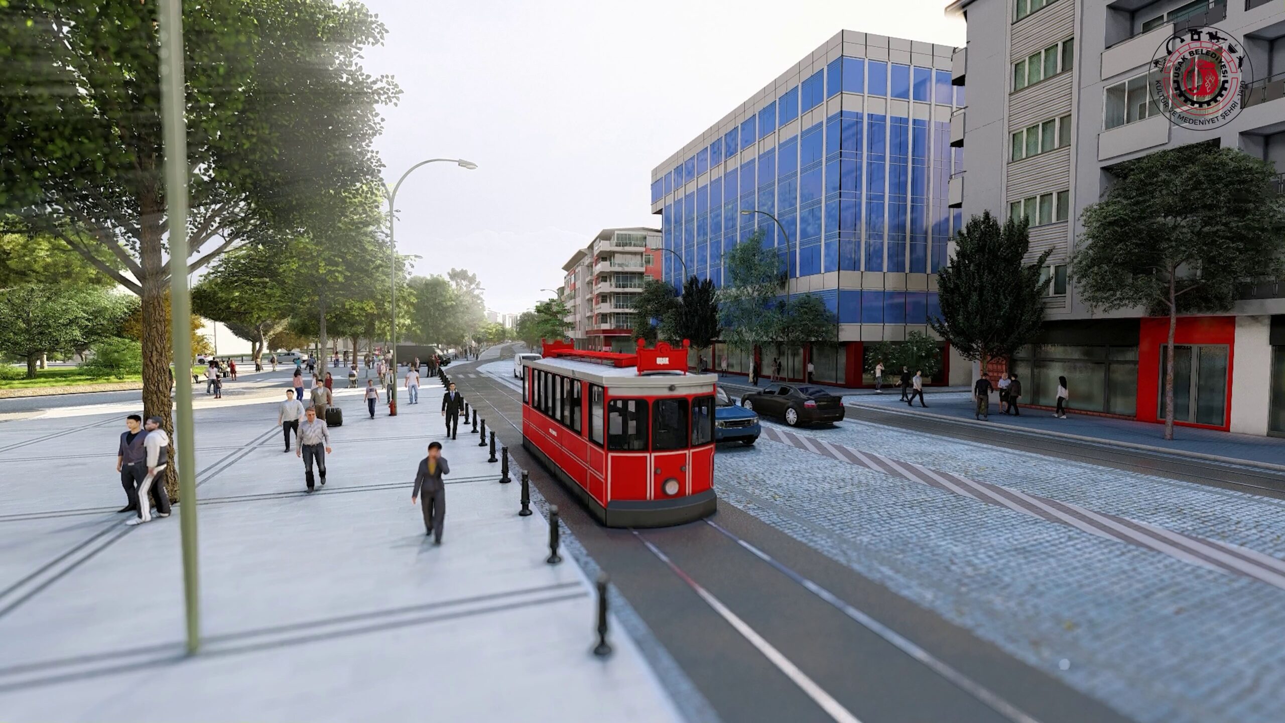Uşak Belediye Başkanı Özkan Yalım, hafif raylı tramvay projesinin 2025