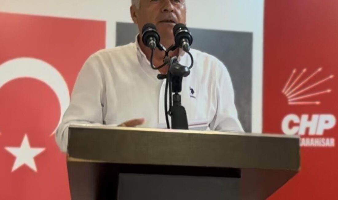 Cumhuriyet Halk Partisi Afyonkarahisar Örgütlerden Sorumlu İl Başkan Yardımcısı Hasan