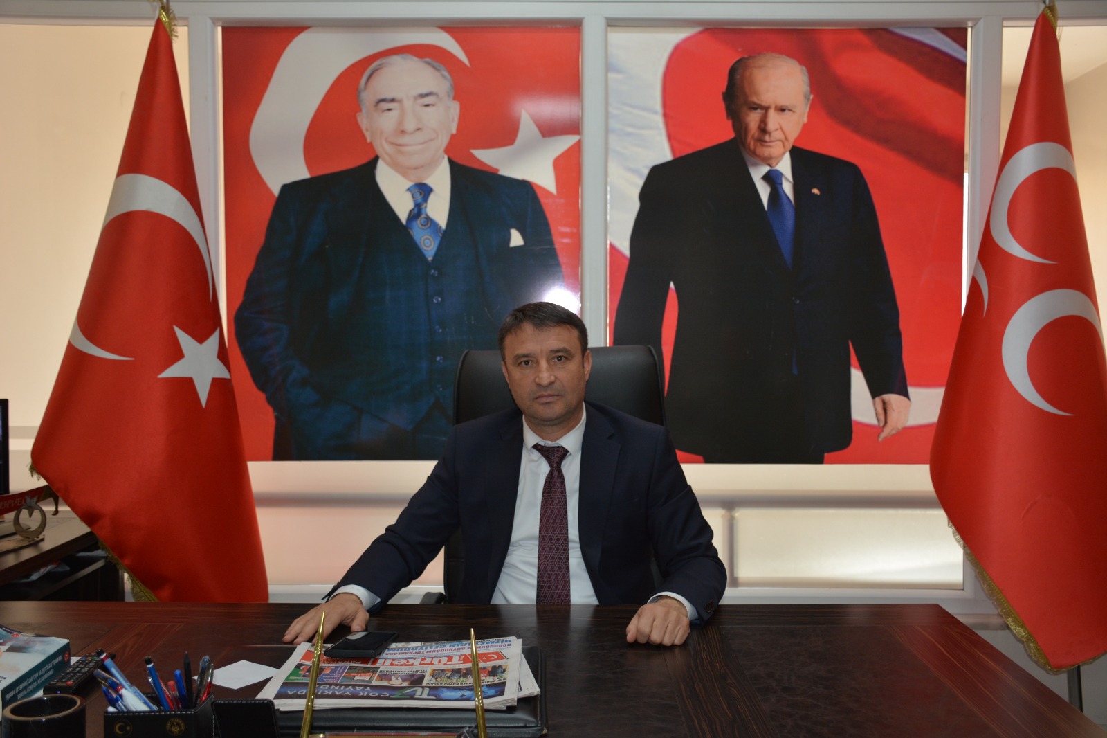 Milliyetçi Hareket Partisi Afyonkarahisar İl Başkanı Ahmet Kahveci, 5 ilçe