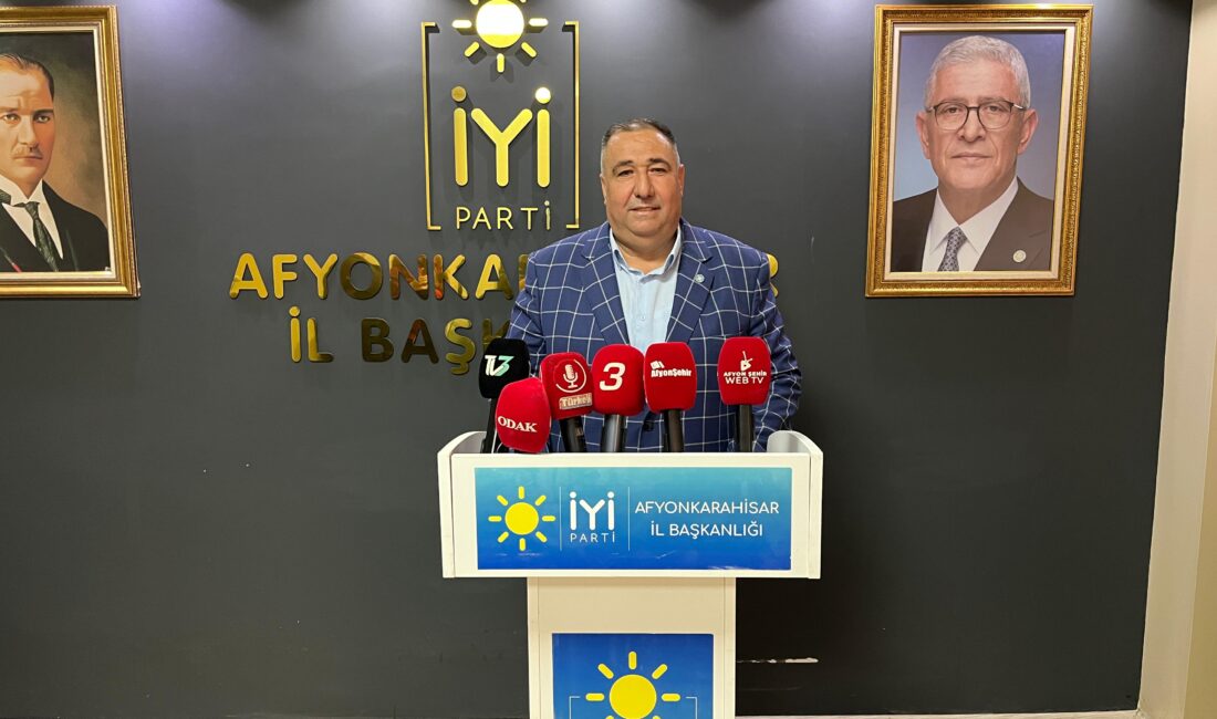 Afyonkarahisar’daki okul çevrelerinde uyuşturucu satışlarının arttığına dikkat çeken İYİ Parti