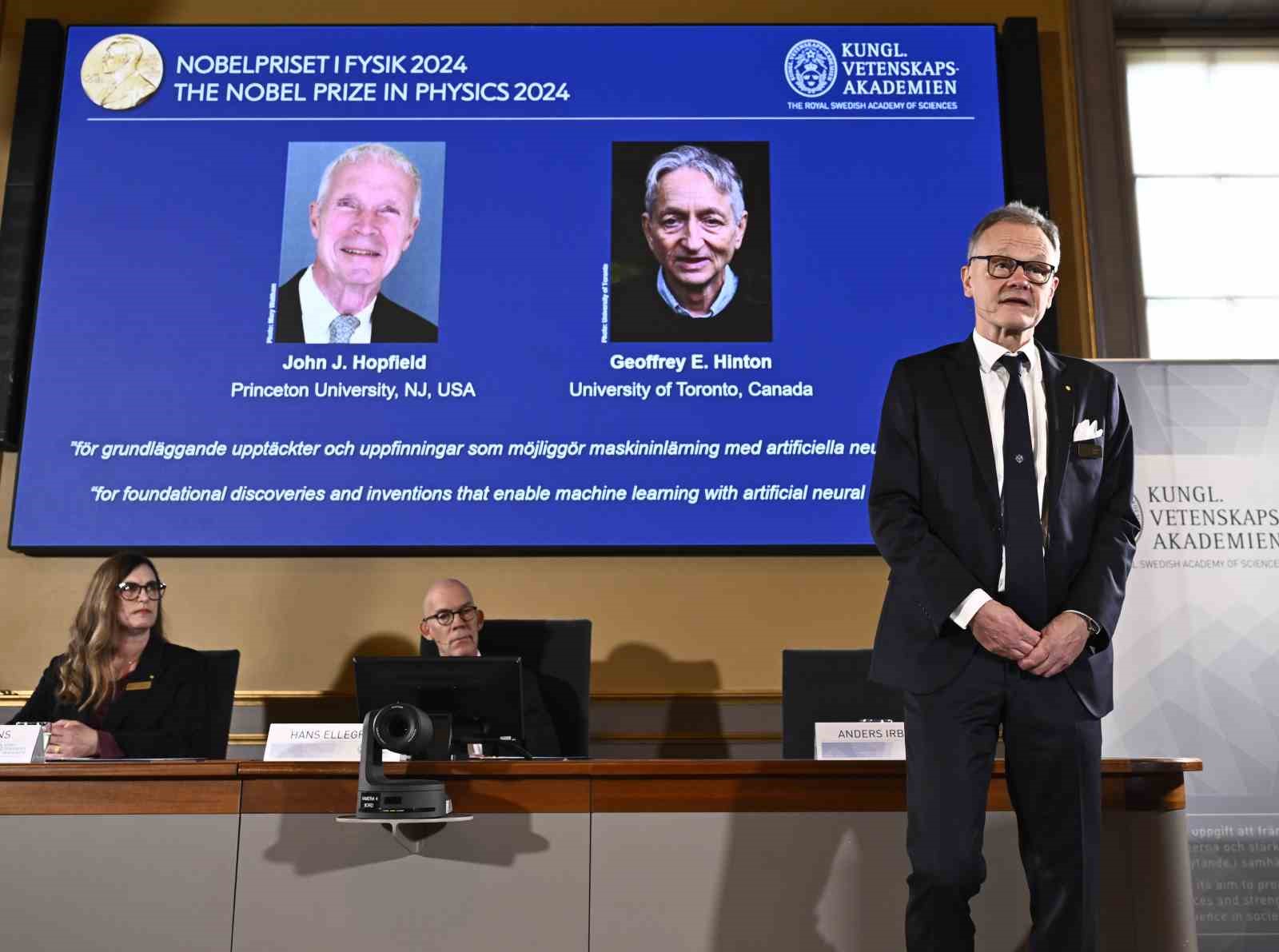 2024 NOBEL FİZİK ÖDÜLÜ'NÜN SAHİPLERİ AÇIKLANDI