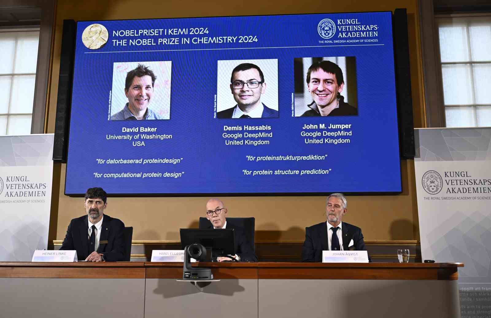 2024 NOBEL KİMYA ÖDÜLÜ'NE PROTEİN TASARIMI ALANINDAKİ ÇALIŞMALARINDAN DOLAYI BİLİM