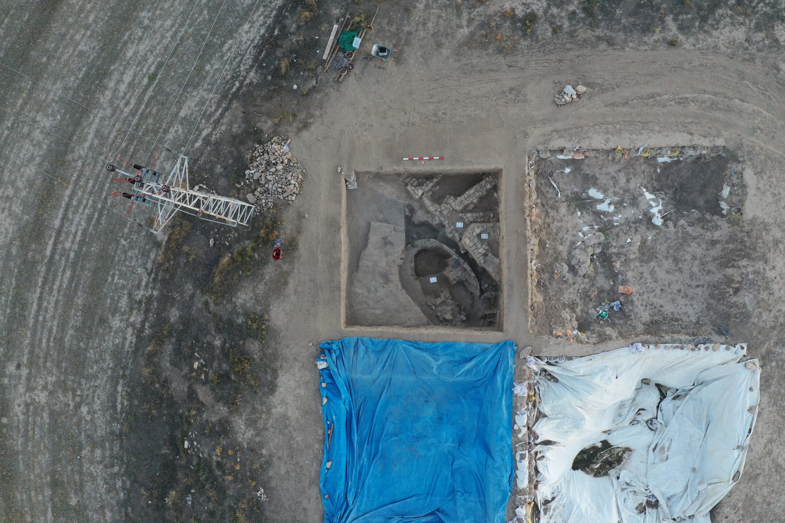 Afyonkarahisar'ın Bolvadin ilçesinde kayıp şehir "Puruşhanda"yı bulmak için sürdürülen Üçhöyük