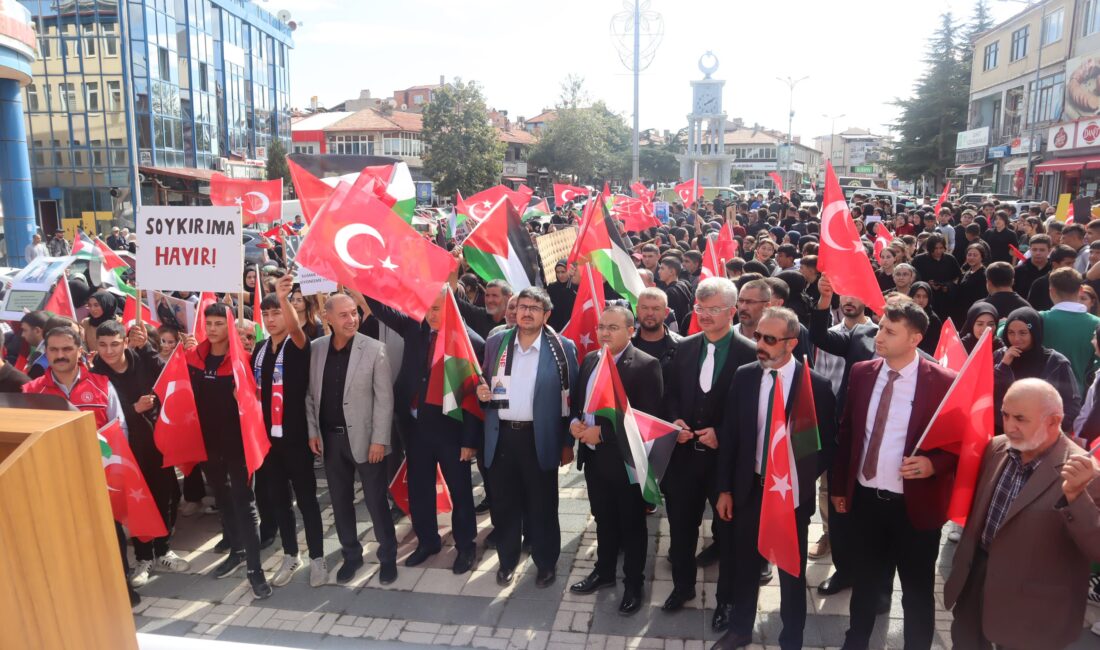 Gazze'de 365 gündür süren direnişe destek olmak için Şuhut Kaymakamlığı