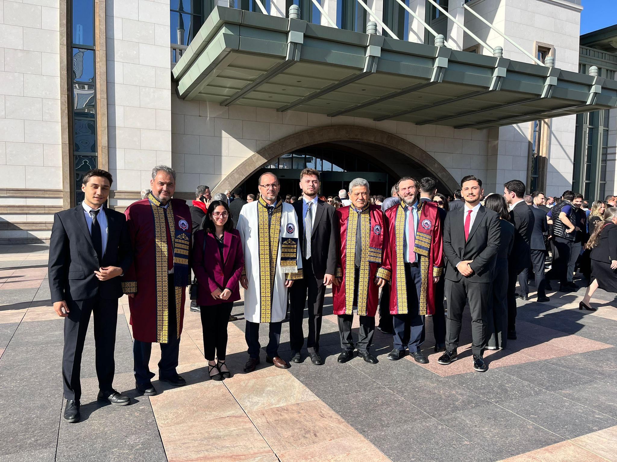AFSÜ Rektörü Prof. Dr. Nurullah Okumuş, AFSÜ öğretim üyeleri ve