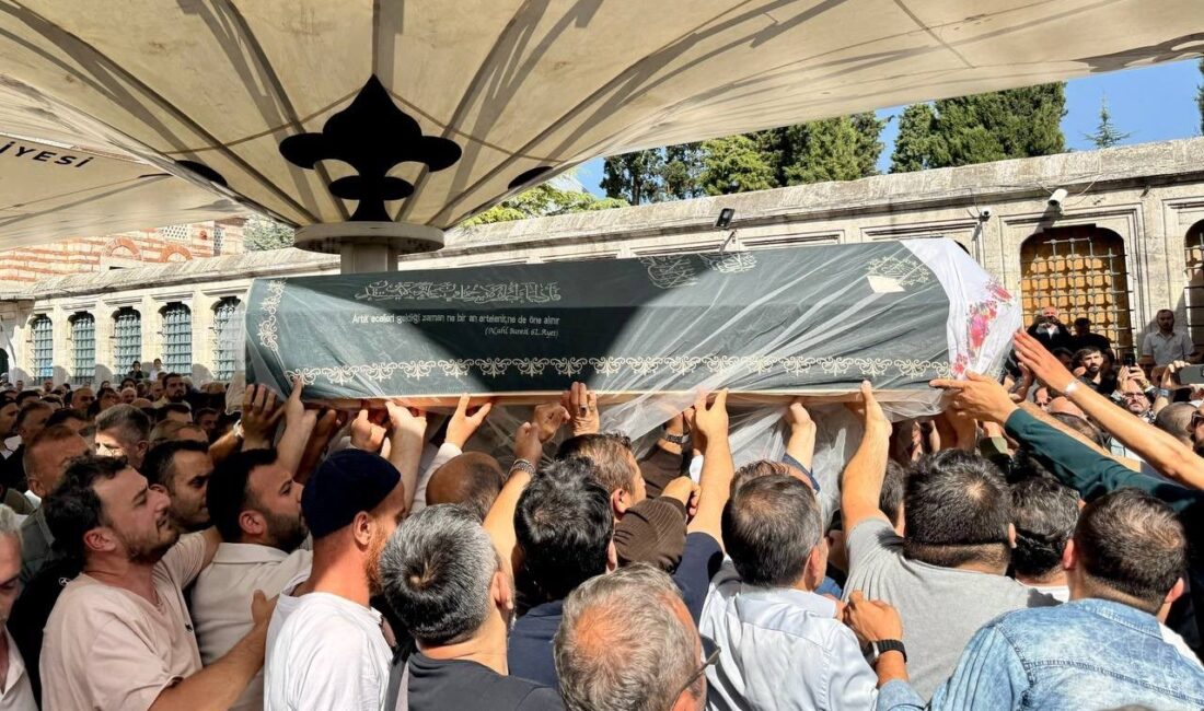 Fatih’te surlarda öldürülen İkbal Uzuner, bugün düzenlenen cenaze töreninin ardından