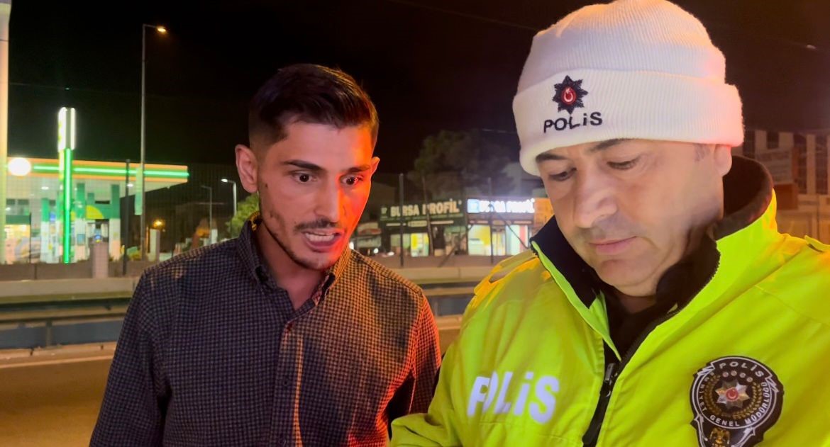 Bursa'da alkol uygulamasına takılan bir sürücü, hem ehliyetsiz hem de