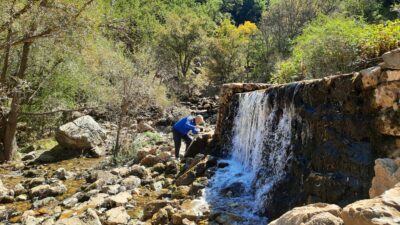 Konya’nın Bozkır ilçesindeki Aygırdibi Mesire Alanı Sonbaharın renkleri ve sakinliğinde