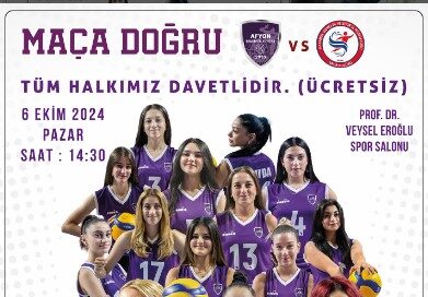 Afyon Belediye Yüntaş kadın voleybol takımı yarın evinde Karabük Gençlik