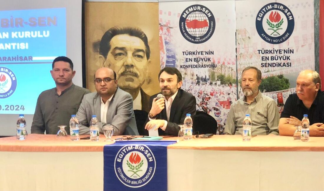 Eğitim Bir Sen Afyonkarahisar 1 Nolu Şube Başkanı Mustafa Arslan,