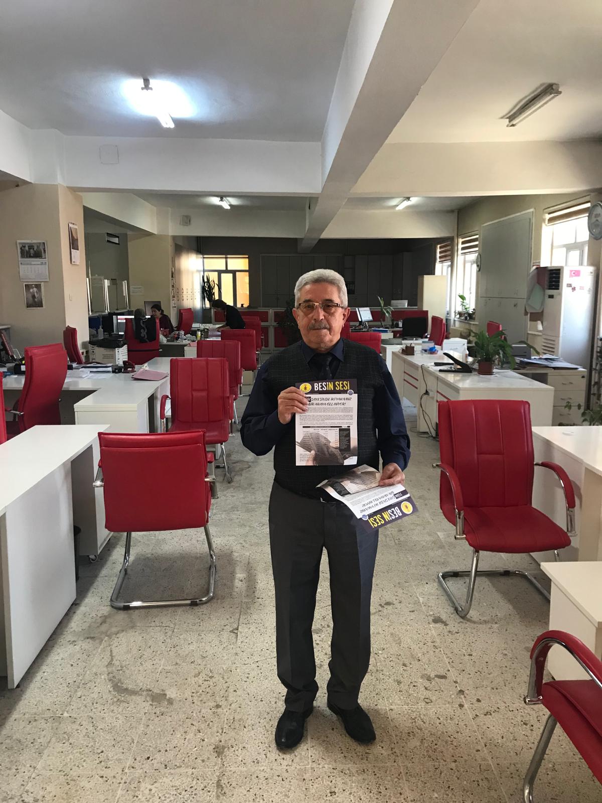 
Büro Emekçileri Sendikası Afyon Temsilcisi Ali İhsan Orhan, “TÜİK’i tüm