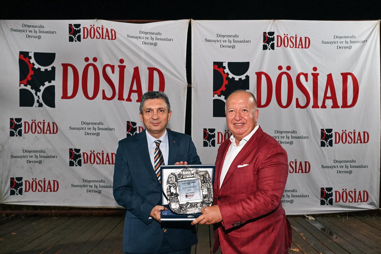 Antalya Valisi Hulusi Şahin, Döşemealtı Sanayici ve İş insanları Derneği’nin