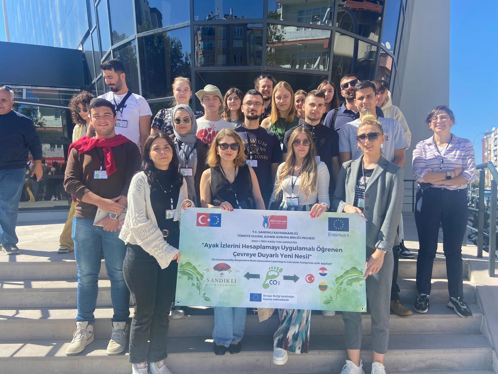 
Erasmus Avrupa Birliği Projesi kapsamında Hırvatistan ve Litvanya'dan gelen öğrenciler,