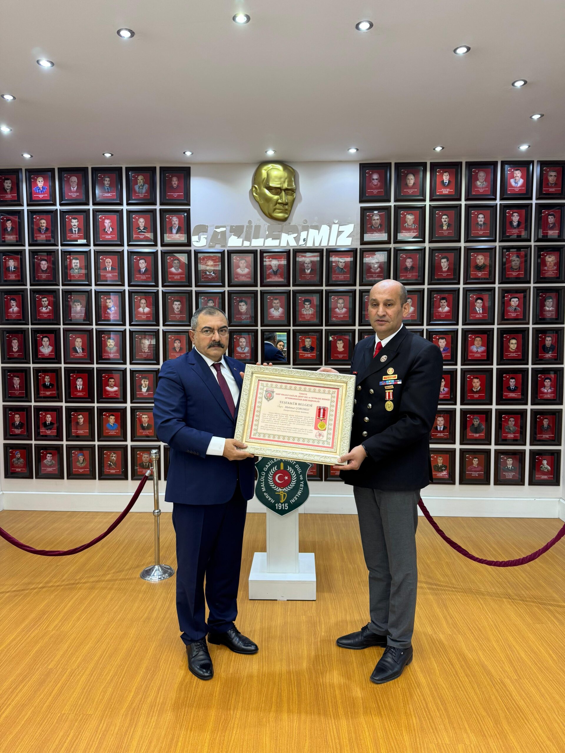 Emirdağlı Emniyet Genel Müdürü Yardımcısı Mahmut Çorumlu, Afyonkarahisar’da Türkiye Harp