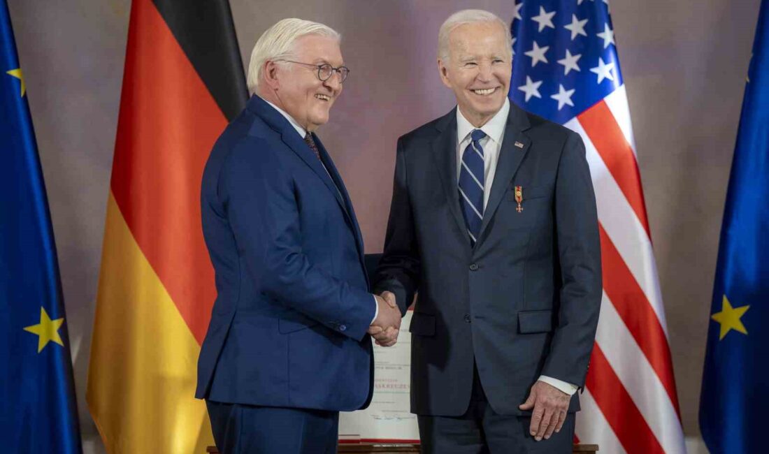 Almanya Cumhurbaşkanı Frank-Walter Steinmeier, resmi ziyaret kapsamında Berlin’de bulunan ABD