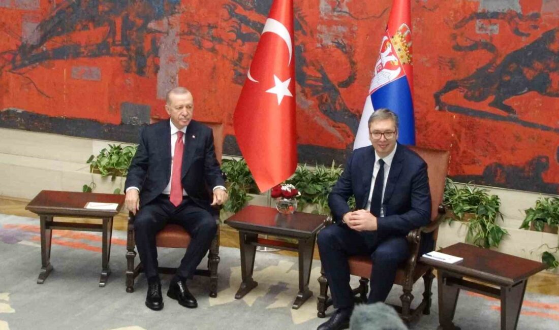 CUMHURBAŞKANI RECEP TAYYİP ERDOĞAN, SIRBİSTAN CUMHURBAŞKANI ALEKSANDAR VUCİC İLE SIRBİSTAN