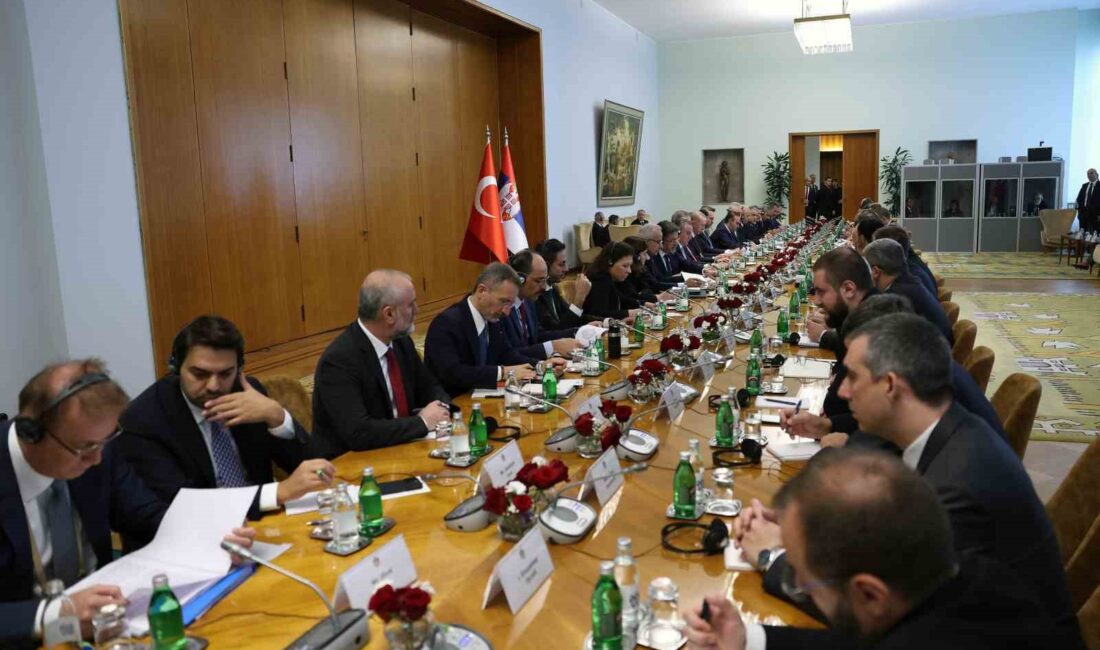 CUMHURBAŞKANI RECEP TAYYİP ERDOĞAN, TÜRKİYE-SIRBİSTAN YÜKSEK DÜZEYLİ İŞBİRLİĞİ KONSEYİ’NİN DÖRDÜNCÜ