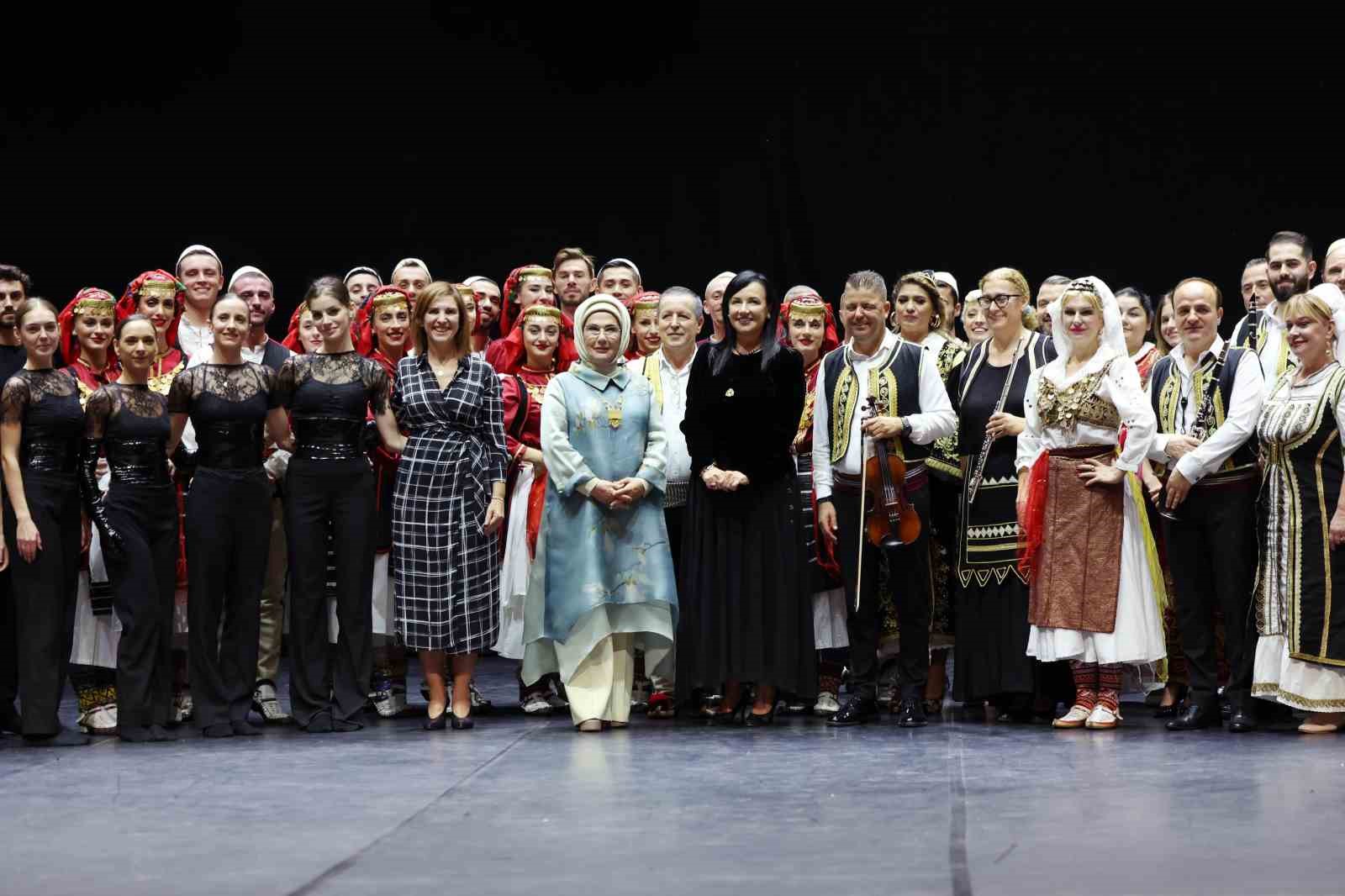 Cumhurbaşkanı Recep Tayyip Erdoğan’ın eşi Emine Erdoğan, Arnavutluk Başbakanı Edi