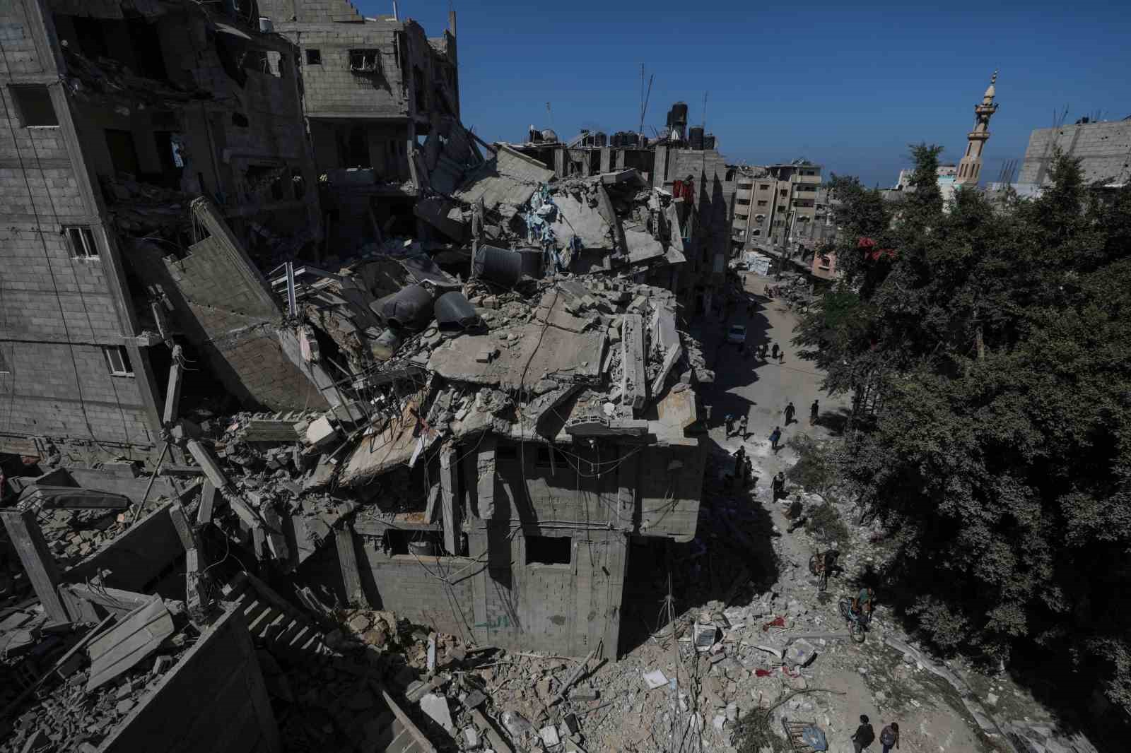 Filistin Gazeteciler Sendikası, İsrail’in soykırım yaptığı Gazze Şeridi’nde 7 Ekim