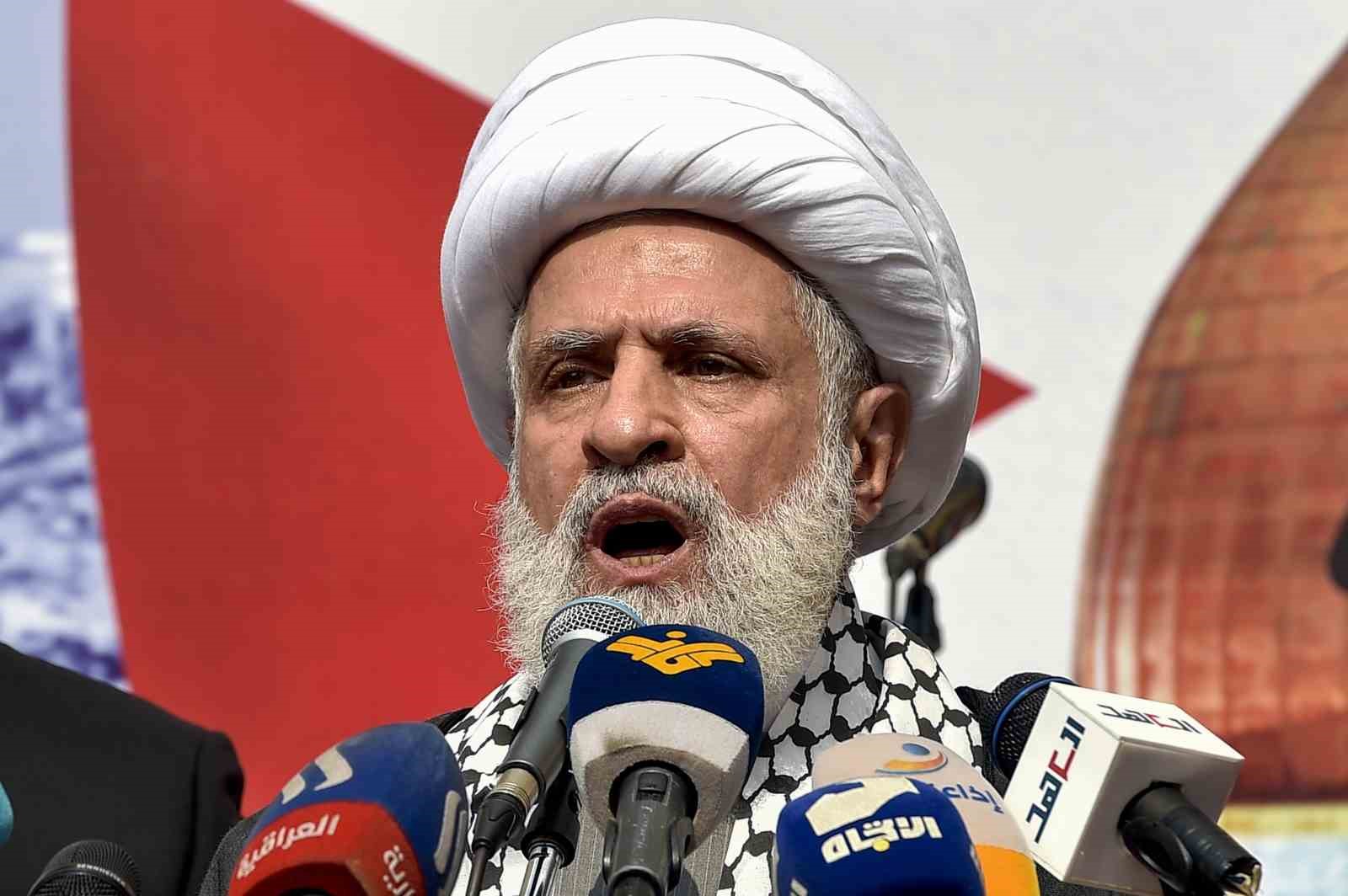 Hizbullah Genel Sekreter Yardımcısı Naim Kasım bugün gerçekleştirdiği konuşmasında, "İsraillilere