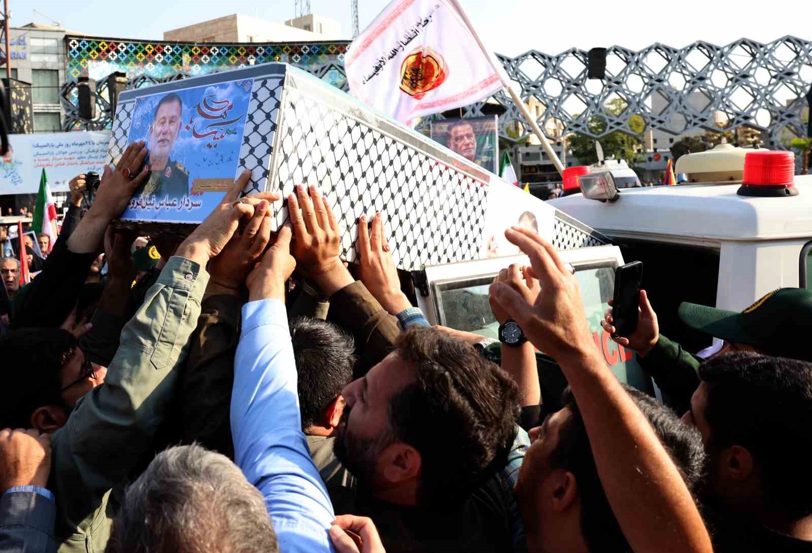 İSRAİL ORDUSUNUN LÜBNAN’IN BAŞKENTİ BEYRUT’TA GERÇEKLEŞTİRDİĞİ SALDIRIDA HAYATINI KAYBEDEN İRAN