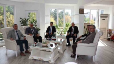 İl Milli Eğitim Müdürü Miraç Sünnetci, Sandıklı Kaymakamı Önder Çengel’i