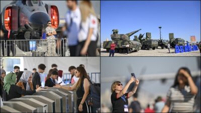 Adana’da düzenlenen Havacılık, Uzay ve Teknoloji Festivali (TEKNOFEST), üçüncü gününde