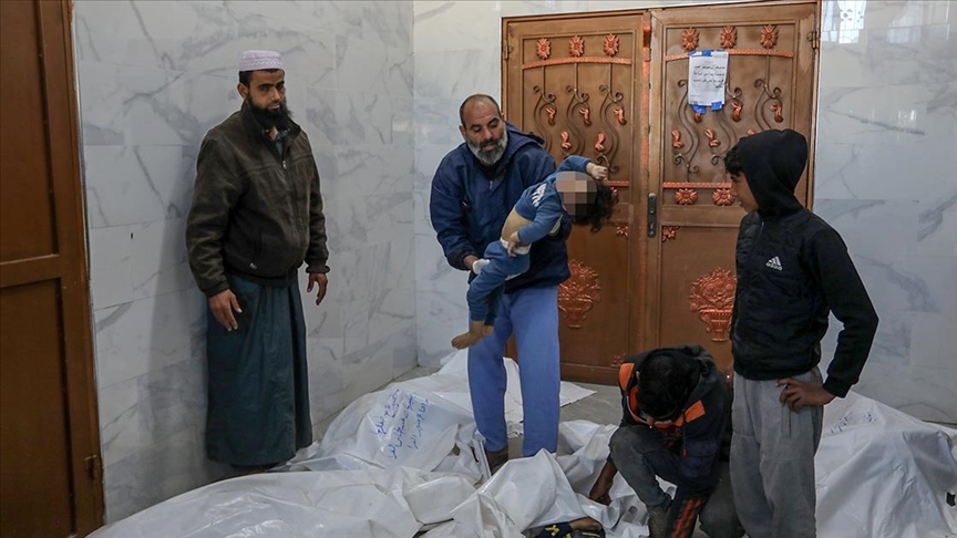 İsrail ordusunun Gazze Şeridi’nin güneyindeki Han Yunus kentine düzenlediği saldırıda