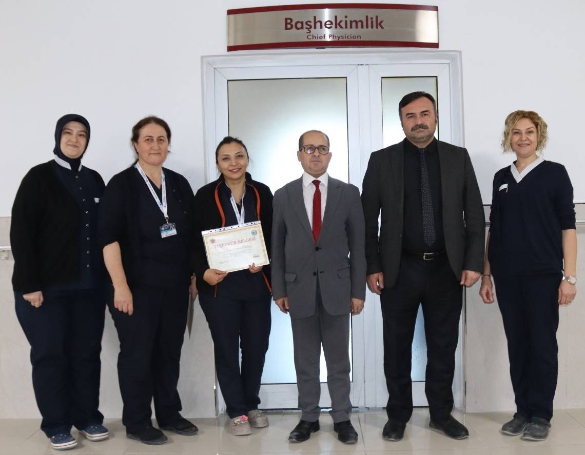 AFSÜ Hastanesinde (Sağlık Uygulama ve Araştırma Merkezi) C Blok zemin