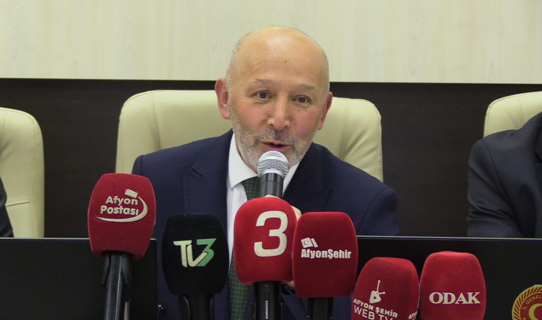 Afyonkarahisar İl Genel Meclisi Başkanı Mehmet Siper, 2025 yılı bütçe