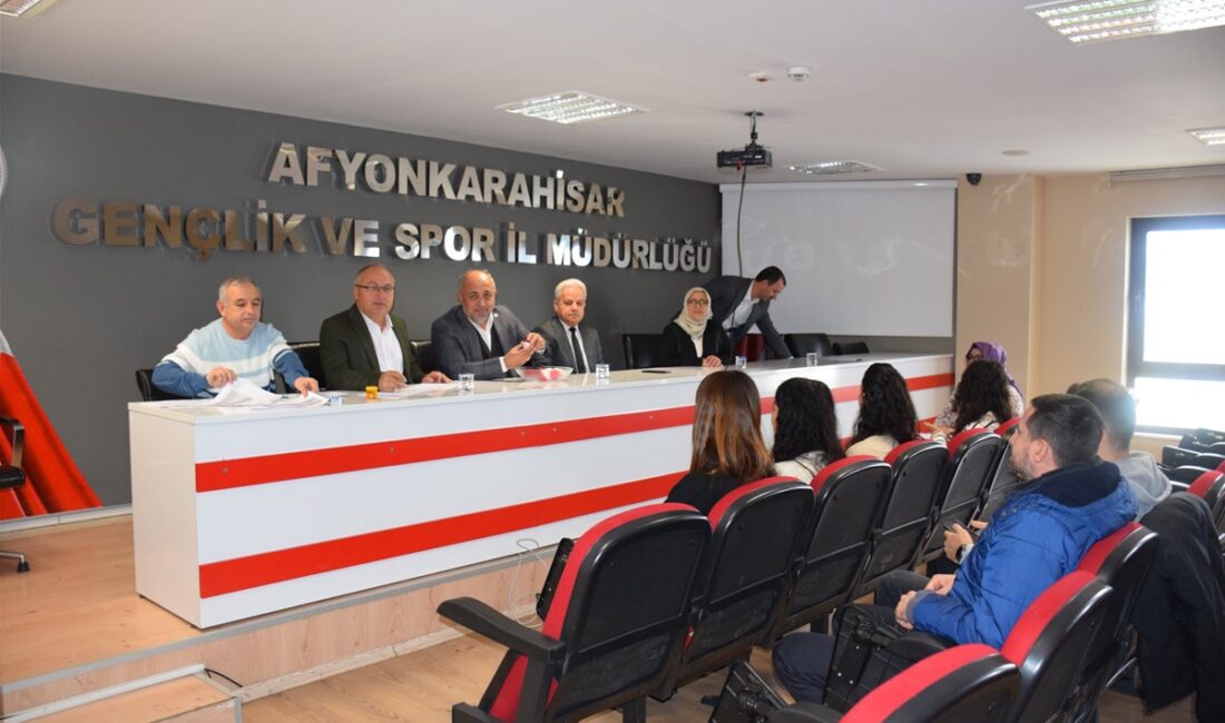 Afyonkarahisar Gençlik ve Spor İl Müdürlüğü’ne bağlı yurtlarda büyük bir