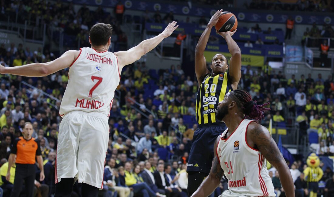 Fenerbahçe Beko, Bayern Münih’i 87-76 yendi Basketbol THY Avrupa Ligi'nin 9. haftasında Fenerbahçe Beko, konuk ettiği