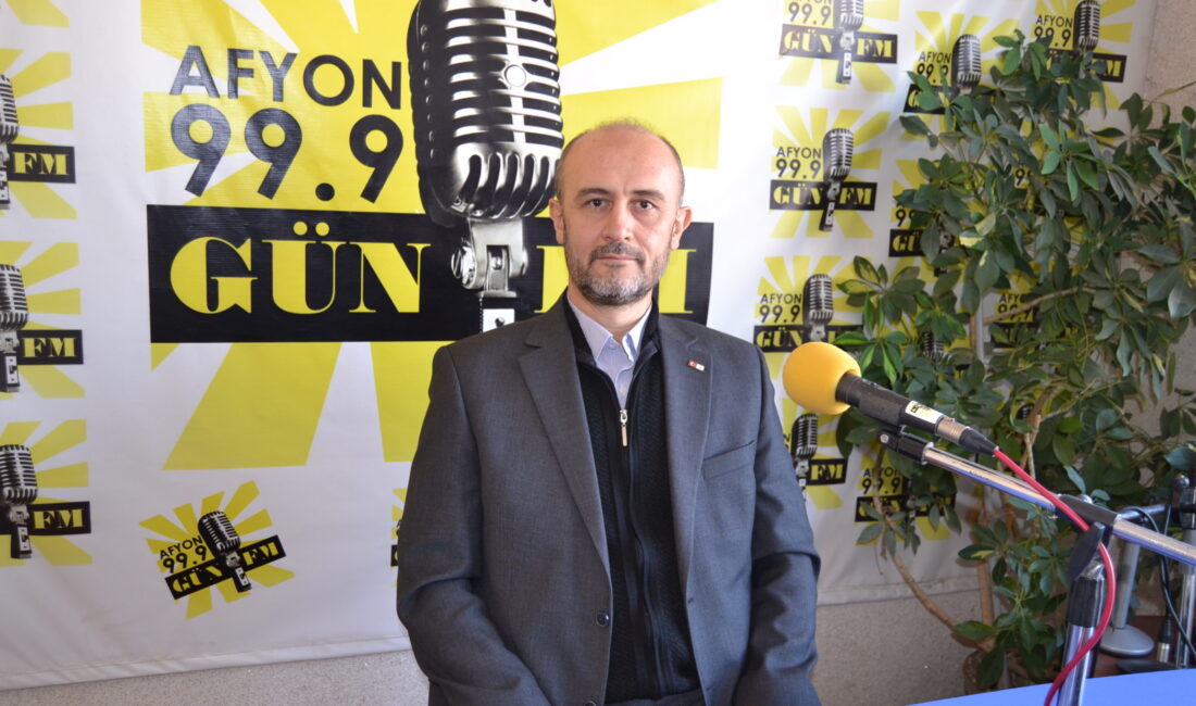 
Türkiye Kızılay Derneği Afyonkarahisar İl Başkanı Mehmet Yakın Gün FM’in