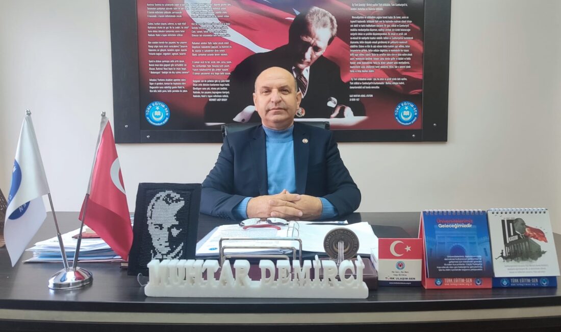 
Türk Eğitim Sen Afyonkarahisar İl Temsilcisi Muhtar Demirci, “Afyonkarahisar il