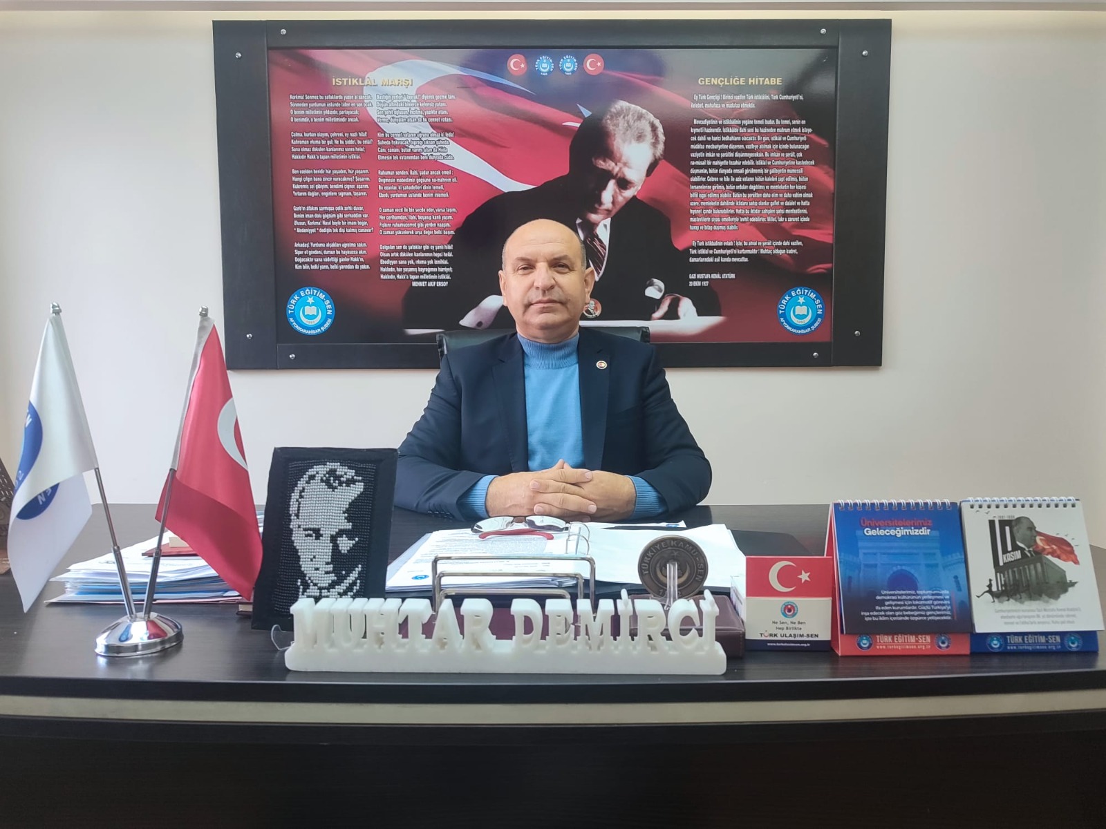 
Türk Eğitim Sen Afyonkarahisar İl Temsilcisi Muhtar Demirci, “Afyonkarahisar il