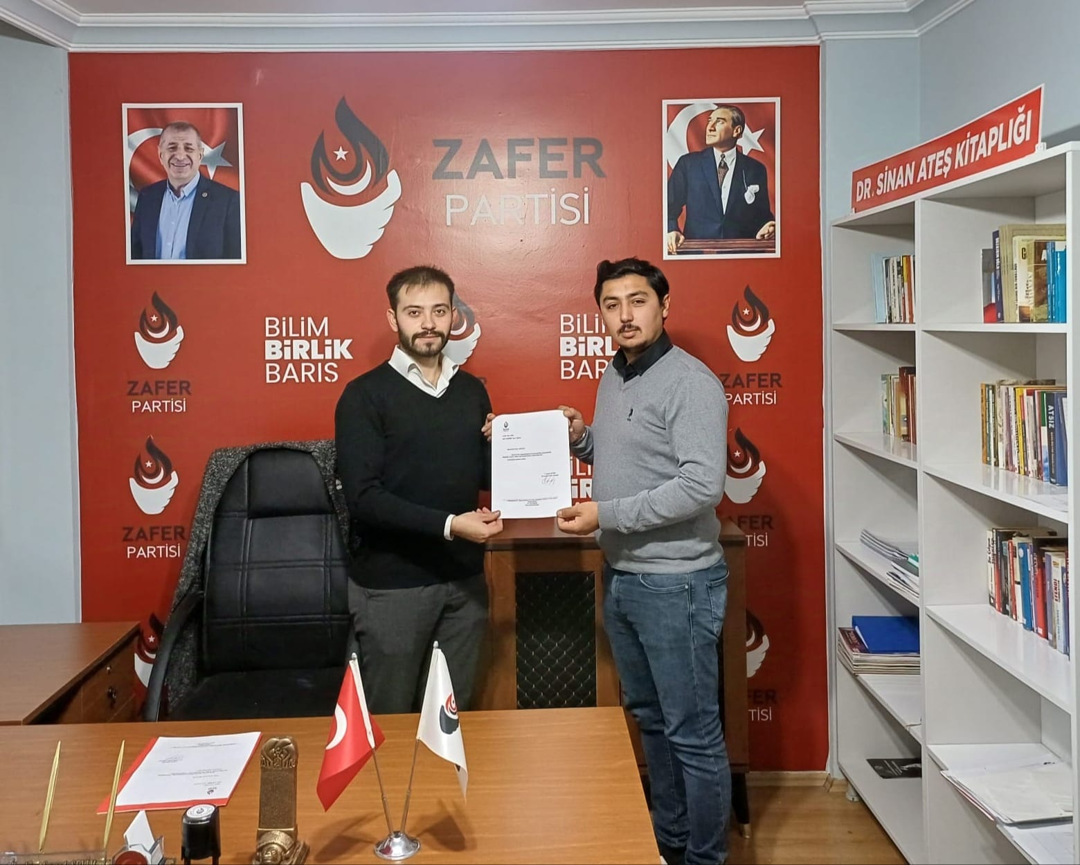
Zafer Partisi Gençlik Kolları Afyonkarahisar İl Başkanlığı tarafından Emirdağ İlçe