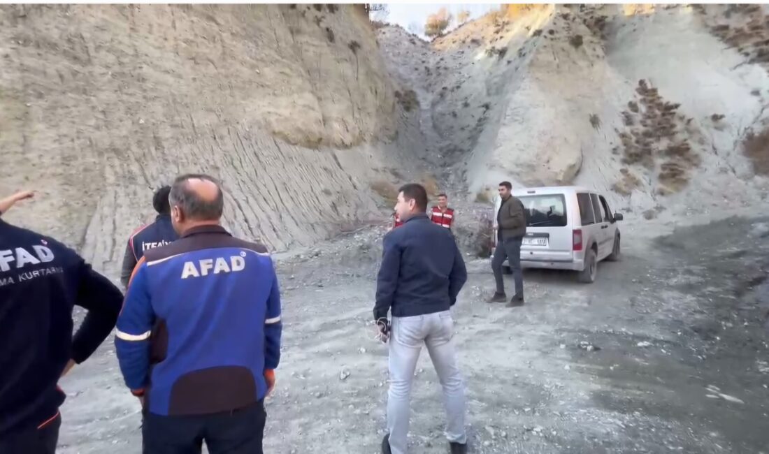 Elazığ’da ava giderken dağlık alanda mahsur kalan vatandaş, dron ile