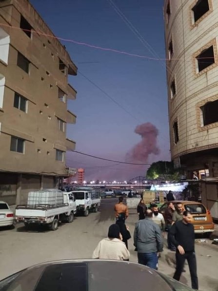 Suriye Savunma Bakanlığı, İsrail’in Suriye’nin başkenti Şam’ın yakınlarına hava saldırısı