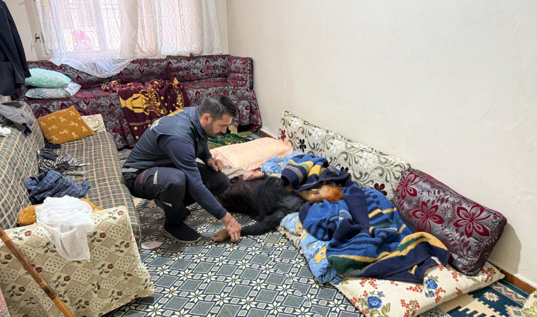 Diyarbakır'ın Ergani ilçesinde ısınmak için evin içine mangal bırakan yaşlı