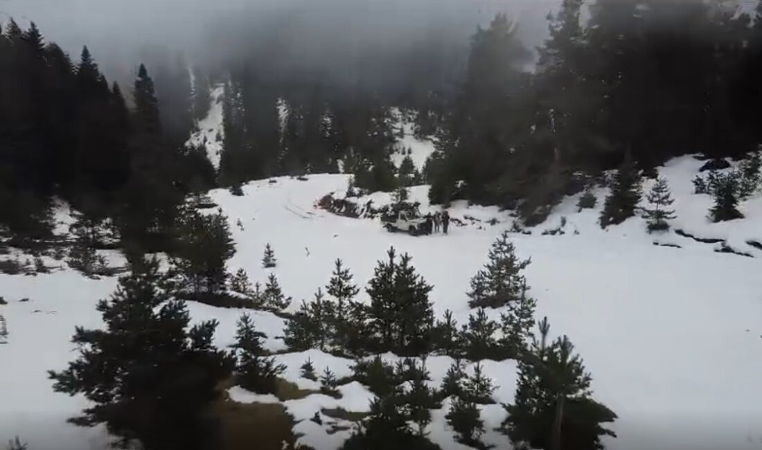 Sinop'un Türkeli ilçesinde bulunan Çatak Hacıağaç Yaylası, kar yağışının ardından
