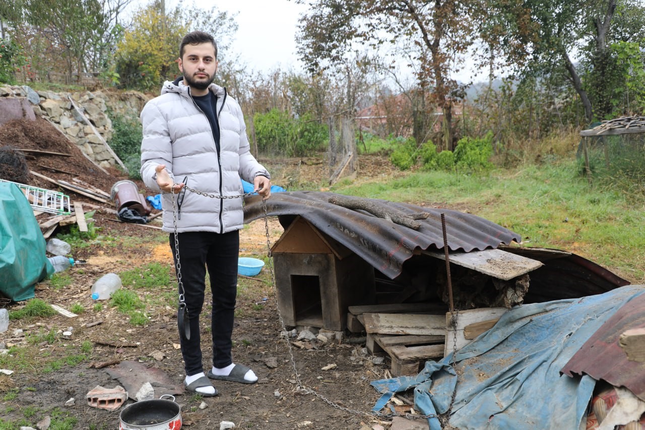 Sakarya'nın Karasu ilçesinde bahçelerinde beslediği köpeğin çalındığını düşünen aile, güvenlik