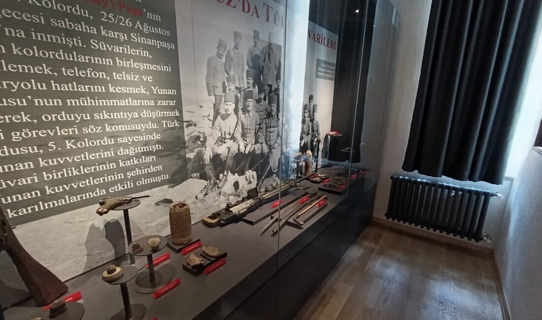 Afyonkarahisar'da, 30 Ağustos 1922’deki Başkomutanlık Meydan Muharebesi'nin planlarının hazırlandığı tarihi