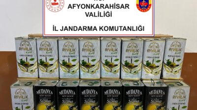 Afyonkarahisar’da yurtdışından getirdiği pamuk ve soya yağlarının içerisine aroma ve
