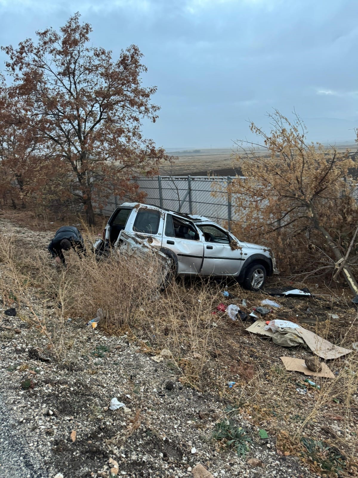Afyonkarahisar’da iki otomobilin çarpıştığı trafik kazasında 2 kişi yaralandı.