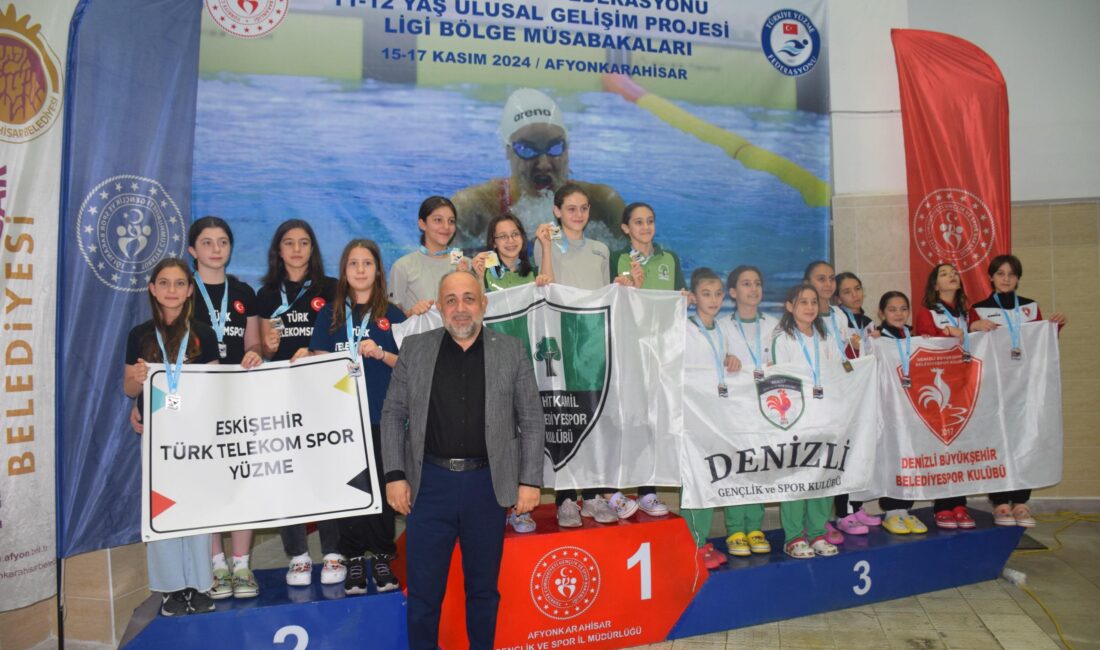 Afyonkarahisar, genç yeteneklerin yüzme branşında gelişimini desteklemek amacıyla düzenlenen 11-12